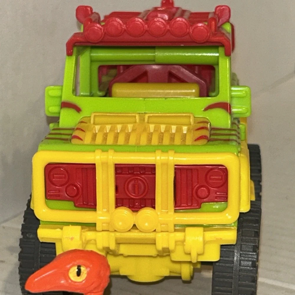 2014 Imaginext Jurassic Park World Dr. Grant  Figure‎ and Jeep Car Truck E1